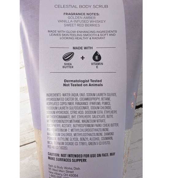 Bath & Body Works Sweet Whiskey Celestial Body Scrub 8oz Set of 2 NEW - Picture 3 of 3